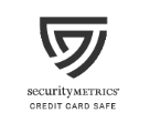 SecurityMetrics card safe certification logo